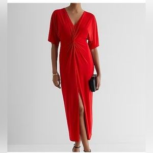 Express V neck twisted ted dress size S